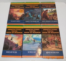 Animated Stories From The Book Of Mormon Lof of 6 #2 3 5 7 8 11 Rare VHTF - £36.29 GBP