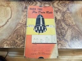Vintage  1944 Radio Tube Pin Data Rule - Harry Langsam - $29.39