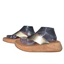 FitFlop F-Mode FT7-675 Slide Sandal Platino Leather Cork Size 8 Toe-Post... - $64.31 FitFlop F-Mode FT7-675 Slide Sandal Platino Leather Cork Size 8 Toe-Post... - $64.31