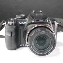 Panasonic LUMIX FZ100 14.1MP Digital Camera - Black *TESTED* W Battery only - £62.28 GBP