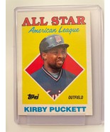 1988 TOPPS #391 KIRBY PUCKETT Twins HOF MINT!! Baseball Card All Star Co... - $33.83 CAD
