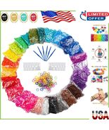 12730+ Premium Multicolor Rubber Band Kit with Clips &amp; Hooks for DIY Bra... - $455.10 MXN