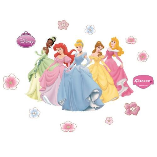 NEW Original Disney Princess Collection Fathead Decals 35" x 24" Wall Stickers - $28.53