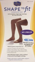 Shape to Fit 18 mmHg Thigh High Compression Stocking w/ stay up band - Anti Embo - $20.00