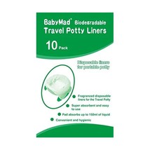 Travel Potty Liners Disposable (Pack of 10) - ECO Friendly Biodegradeabl... - $12.00