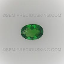 Natural Tsavorite Oval Facet Cut 7X5mm Kelly Green Color FL Clarity Green Garnet - $299.32