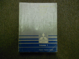 1989 MITSUBISHI Sigma V6 Service Shop Manual Volume 1 Engine Chassis Bod... - $11.21
