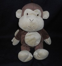 10&quot; Carter&#39;s Just One Year Baby Brown Monkey Stuffed Animal Plush Toy Soft 99986 - £44.28 GBP