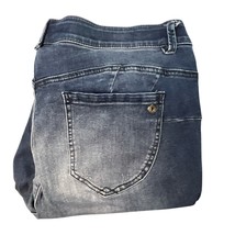 Democracy Ankle Skinny Jeans Distressed Dark Wash Denim Stretchy Plus Si... - $29.99
