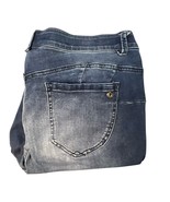 Democracy Ankle Skinny Jeans Distressed Dark Wash Denim Stretchy Plus Si... - €25,73 EUR