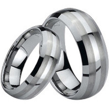 COI Tungsten Carbide Couple Wedding Band Ring - TG871  - $39.99