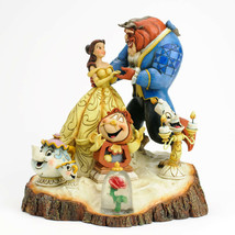 Disney Beauty & Beast Figurine Jim Shore Carved by Heart 7.75" High Fairy Tale