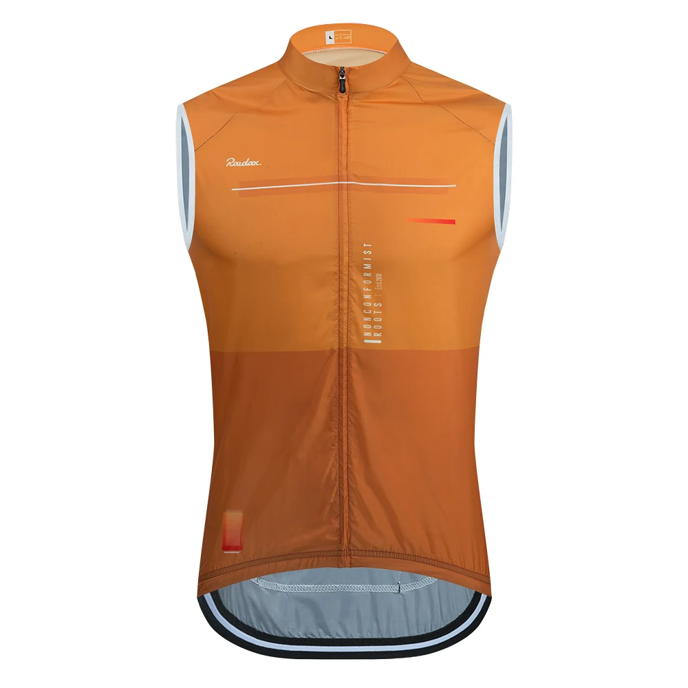 Men Raudax Sleeveless Cycling Vest  Ciclismo Bike Bicycle Undershirt Jersey Wind - £132.83 GBP