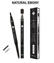 ABSOLUTE NEW YORK 2-in-1 BROW PERFECTER COLOR: NATURAL EBONY - £3.08 GBP