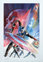 Alex Ross SIGNED Captain America #600 Sideshow Exclusive Art Print Red Skull  - £241.22 GBP