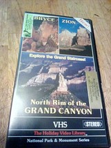 Bryce, Zion &amp; The North Rim Of The Grand Canyon VHS Holiday Video Library - £4.70 GBP