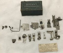 Vintage Singer Simanco Greist Sewing Machine Accessories &amp; Attachments Feet  - £39.49 GBP