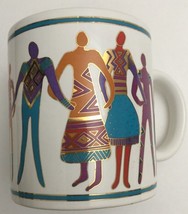 Laurel Burch 1992 Fashion Tribal Mug/Cup - $14.84