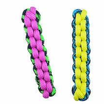 MPP Paracord Rope Dog Toys Tough Fetch Stick Braided Chew Tug Choose Color 10 1/ - £14.22 GBP+