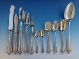 Austrian 800 Silver Flatware Set For 12 Service Massive 146 Pieces Beautiful! - £10,283.75 GBP