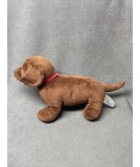 Build A Bear Long Brown Dachshund Weiner 16&quot;  Dog Plush Animal KG JD - $9.89
