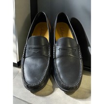 Cole Haan Men&#39;s Penny Loafers Black Shoes Size 13 Leather Slip Ons - $33.65