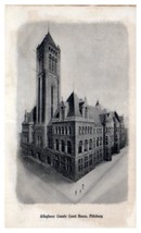 Allegheny County Courthouse Pittsburg Pennsylvania Pittsburgh Postcard - £34.39 GBP