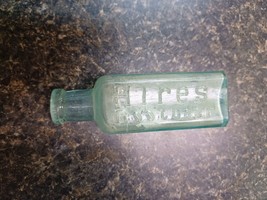 Hires Root Beer Extract Bottle Green Glass Embossed Philadelphia 4.75&quot; - £19.34 GBP