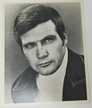 Lee Majors Headshot Photo Leisure Suit Black and White Vintage - $11.35