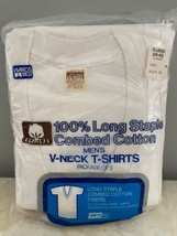 Vintage WARDS 3 PACK White T SHIRT NOS DEADSTOCK Undershirt Cotton Shirt... - £38.01 GBP