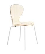 LeisureMod Dining Chair, Stackable Curved Back with Waterfall Edge Seat ... - $113.68+