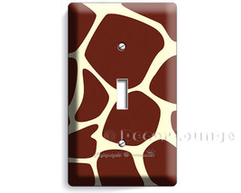 giraffe skin animal print pattern single light switch wall cover plate b... - $356.46 MXN