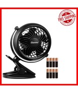 Compact Battery-Powered Fan – 360° Hook-On Cooling Solution with 8 AA Ba... - $483.92 MXN