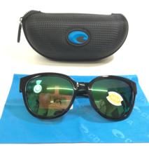 Costa Sunglasses Salina 905102 Polished Black with Green Mirror 580P Lenses - £107.72 GBP