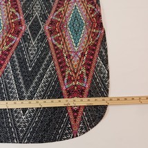 New Directions Women's Multicolor Cotton Elastic Waist Geometric Skirt Size XL image 13