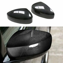 2Pc Real Carbon Fiber Side Mirror Cover For 2018-2023 TOYOTA CAMRY LE SE... - £68.85 GBP