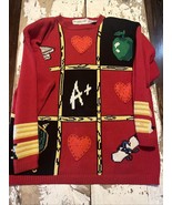 ⭐️Vtg the Eagles Eye School Teacher Sweater 1994⭐️Size M⭐️Ugly Christmas... - $44.18 CAD