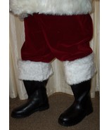 Santa Boot / Genuine Leather Professional Santa Boots / Wide Calf / Wide... - £51.11 GBP+