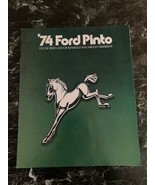 1974 Ford Pinto 12-page Original Car Sales Brochure Catalog  - £5.96 GBP