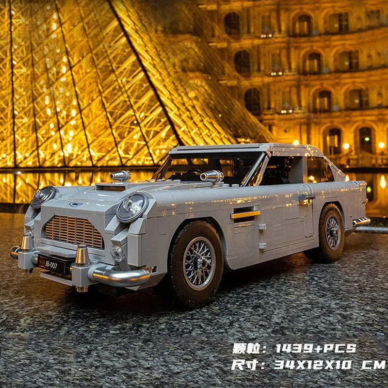 2023 NEW DIY MOC DB5 Bond Car 007 Model Building Blocks Bricks Sets Classic Car - £54.22 GBP+
