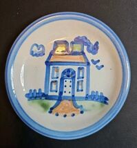 Country Scene Blue by M A HADLEY HOUSE Coaster 4 1/8 in Discontinued - $19.76