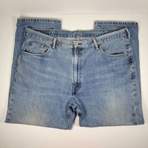 Levis 550 Relaxed Fit Blue Denim Jeans Mens Size 44x30 - $19.96