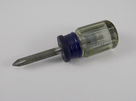 Craftsman Phillips Screwdriver Stubby P2 x 1-1/2 in. 4118 Made in USA - £6.32 GBP