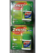 2 Packs Zyrtec Allergy Relief 10mg Tablets - 60 Count In Each (120 Total) - $28.00