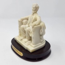 Abraham Lincoln Memorial Statue Figurine Sculpture Resin w/ Base Washington DC - £42.36 GBP