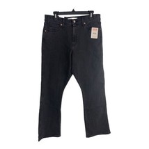 Signature Levi Strauss Womens Jeans Size 10/30 High Rise Kick Boot Black... - $34.90