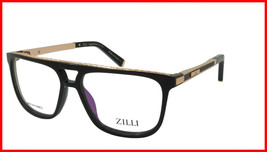 ZILLI Eyeglasses Frame Titanium Acetate Leather France Made ZI 60036 C01 - $819.63