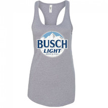 Busch Light Grey Ladies Tank Top Grey - $33.98+