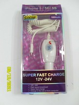 Xoom Car Charger iPhone 5 5C 5S; iPod Touch 5th G;iPod Nano 7thG; iPad 4thG; iPa - £6.89 GBP