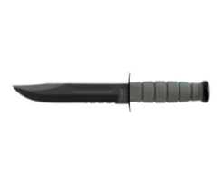 Kabar 5012 Foliage Green Fighting Utility Knife Serrated Knife w Sheath - £62.42 GBP